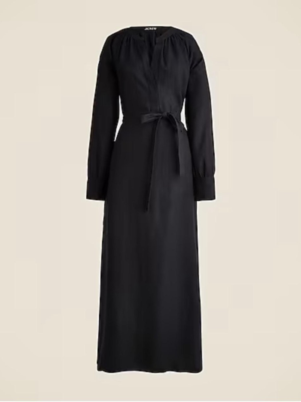 J.Crew Cabana Linen Dress Black – New